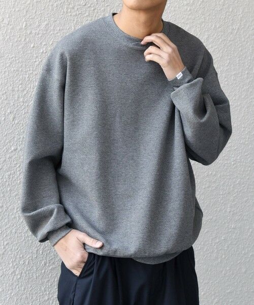 SHIPS / シップス スウェット | SHIPS any:〈洗濯機可能〉フクレ ジャガード ダンボール レイヤード ネック プルオーバー◆ | 詳細11