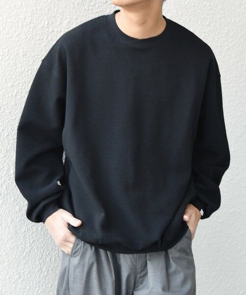 SHIPS / シップス スウェット | SHIPS any:〈洗濯機可能〉フクレ ジャガード ダンボール レイヤード ネック プルオーバー◆ | 詳細17