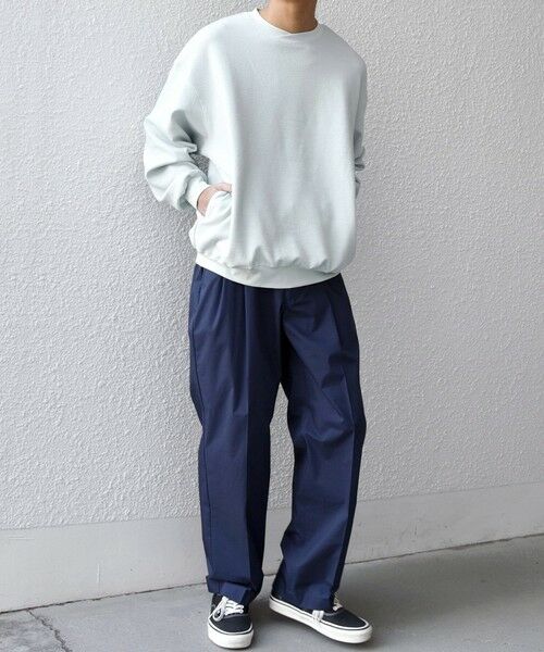 SHIPS / シップス スウェット | SHIPS any:〈洗濯機可能〉フクレ ジャガード ダンボール レイヤード ネック プルオーバー◆ | 詳細19