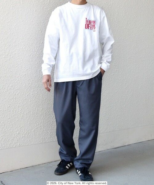 SHIPS / シップス Tシャツ | GOOD ROCK SPEED: NYC グラフィック プリント Tシャツ(ロンT)◆ | 詳細1