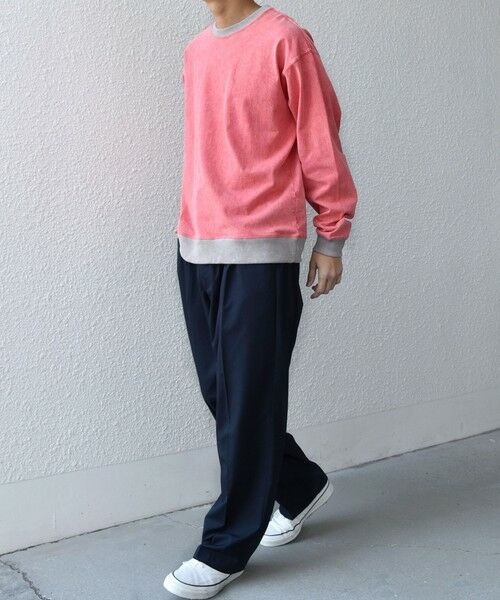 SHIPS / シップス Tシャツ | 【SHIPS any別注】ONEITA: ケミカルウォッシュ リラックス リンガー Tシャツ(ロンT)◆ | 詳細11