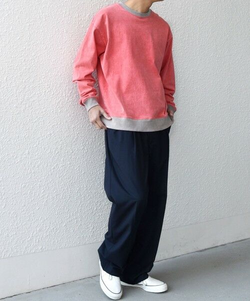 SHIPS / シップス Tシャツ | 【SHIPS any別注】ONEITA: ケミカルウォッシュ リラックス リンガー Tシャツ(ロンT)◆ | 詳細12