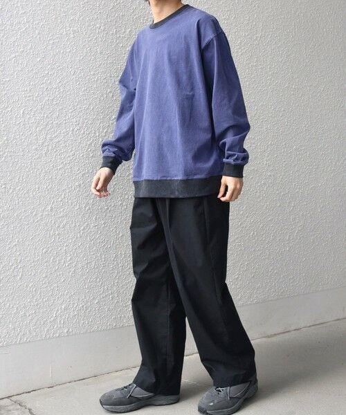 SHIPS / シップス Tシャツ | 【SHIPS any別注】ONEITA: ケミカルウォッシュ リラックス リンガー Tシャツ(ロンT)◆ | 詳細17