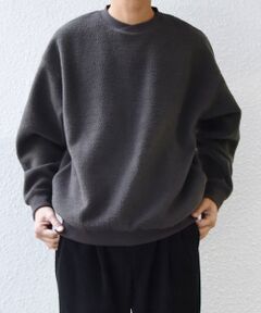 SHIPS / シップス スウェット | SHIPS any:〈洗濯機可能〉ボア フリース レイヤード ネック プルオーバー◆