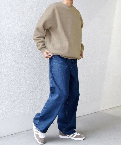 SHIPS / シップス スウェット | SHIPS any:〈洗濯機可能〉ボア フリース レイヤード ネック プルオーバー◆ | 詳細2