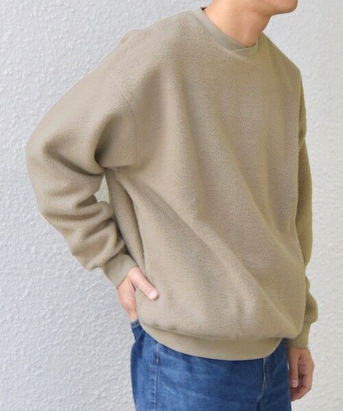 SHIPS / シップス スウェット | SHIPS any:〈洗濯機可能〉ボア フリース レイヤード ネック プルオーバー◆ | 詳細5