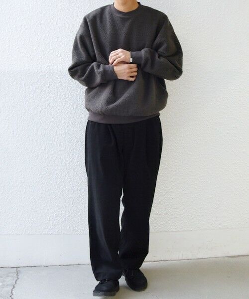 SHIPS / シップス スウェット | SHIPS any:〈洗濯機可能〉ボア フリース レイヤード ネック プルオーバー◆ | 詳細7