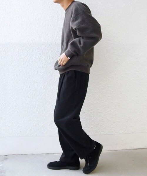 SHIPS / シップス スウェット | SHIPS any:〈洗濯機可能〉ボア フリース レイヤード ネック プルオーバー◆ | 詳細8