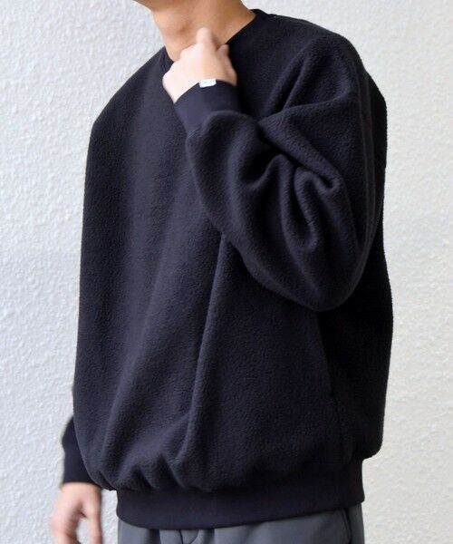 SHIPS / シップス スウェット | SHIPS any:〈洗濯機可能〉ボア フリース レイヤード ネック プルオーバー◆ | 詳細15