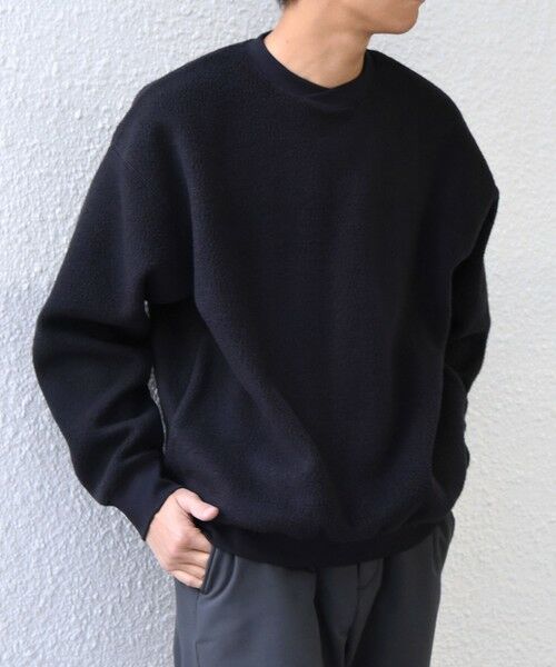 SHIPS / シップス スウェット | SHIPS any:〈洗濯機可能〉ボア フリース レイヤード ネック プルオーバー◆ | 詳細16