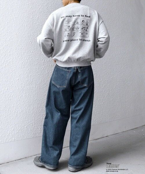 SHIPS / シップス スウェット | SHIPS any: SNOOPY コラボ コミック グラフィック プリント スウェット◆ | 詳細2