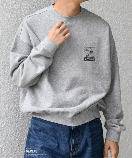 SHIPS / シップス スウェット | SHIPS any: SNOOPY コラボ コミック グラフィック プリント スウェット◆ | 詳細3