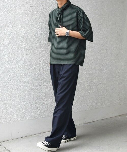 SHIPS / シップス Tシャツ | SHIPS any:〈洗濯機可能〉マリンテイスト ボーダー リラックス Tシャツ(スカーフ付き)◆ | 詳細14