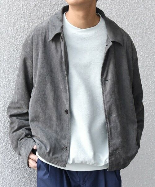 SHIPS / シップス ブルゾン | SHIPS any: ピーチスキン リラックス ポケット ボタン ブルゾン◆ | 詳細2