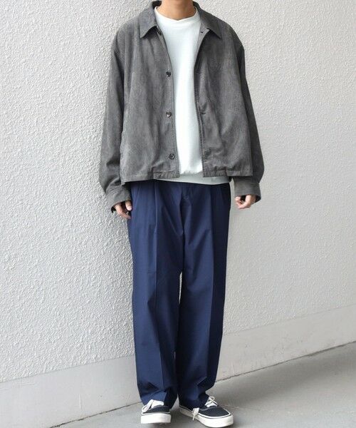 SHIPS / シップス ブルゾン | SHIPS any: ピーチスキン リラックス ポケット ボタン ブルゾン◆ | 詳細5