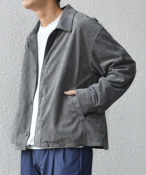 SHIPS / シップス ブルゾン | SHIPS any: ピーチスキン リラックス ポケット ボタン ブルゾン◆ | 詳細6