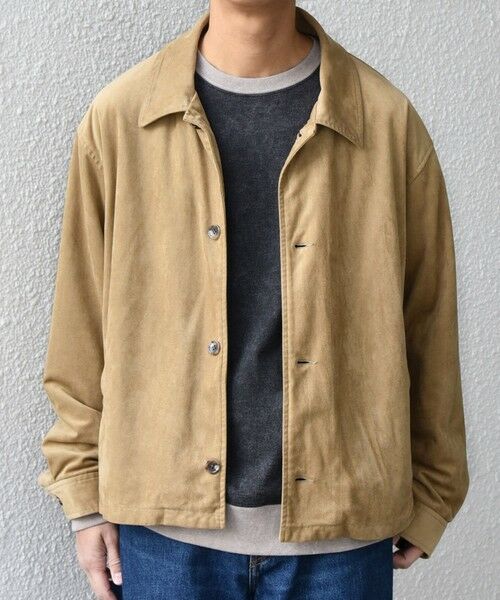 SHIPS / シップス ブルゾン | SHIPS any: ピーチスキン リラックス ポケット ボタン ブルゾン◆ | 詳細8