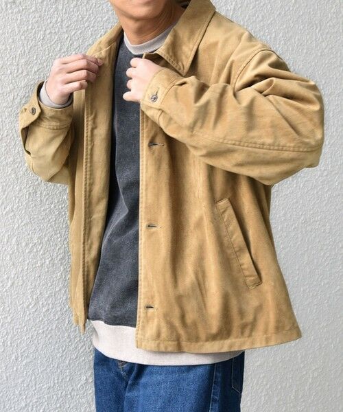 SHIPS / シップス ブルゾン | SHIPS any: ピーチスキン リラックス ポケット ボタン ブルゾン◆ | 詳細9