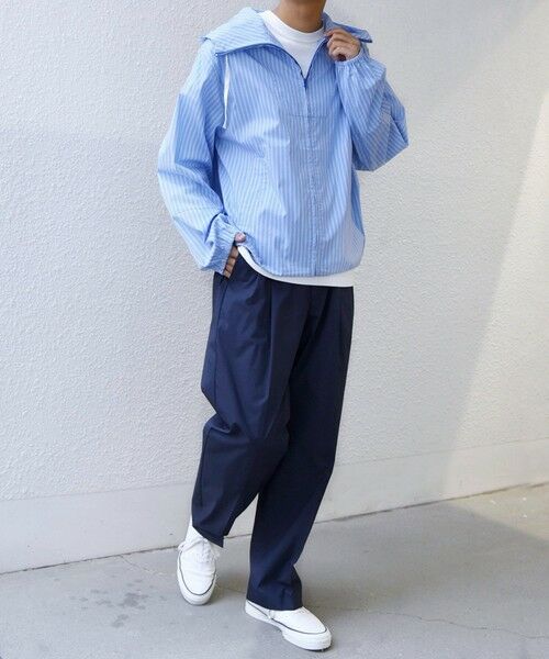 SHIPS / シップス その他アウター | SHIPS any:〈洗濯機可能〉アノラック テイスト ストライプ マリン パーカー◆ | 詳細1