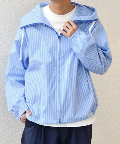 SHIPS / シップス その他アウター | SHIPS any:〈洗濯機可能〉アノラック テイスト ストライプ マリン パーカー◆ | 詳細3