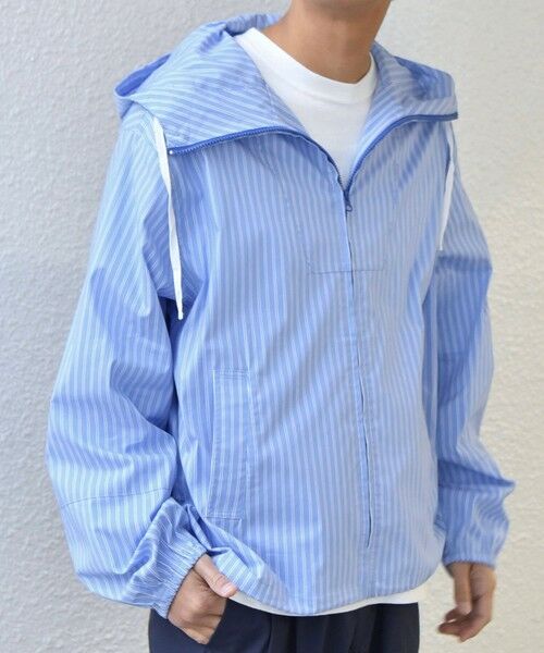 SHIPS / シップス その他アウター | SHIPS any:〈洗濯機可能〉アノラック テイスト ストライプ マリン パーカー◆ | 詳細5