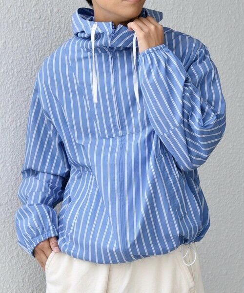 SHIPS / シップス その他アウター | SHIPS any:〈洗濯機可能〉アノラック テイスト ストライプ マリン パーカー◆ | 詳細10