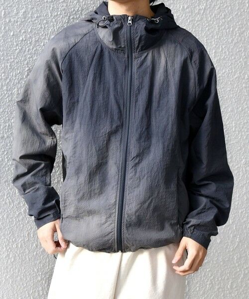 SHIPS / シップス ナイロンジャケット | SHIPS any:〈洗濯機可能〉タイダイ ナイロン アーバン ジップ ライト パーカー◆ | 詳細3