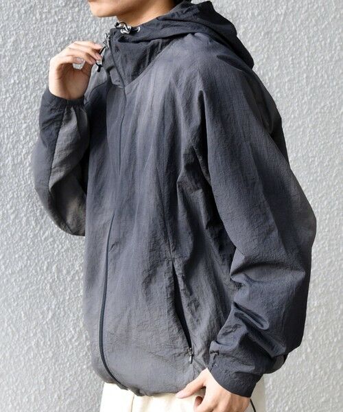 SHIPS / シップス ナイロンジャケット | SHIPS any:〈洗濯機可能〉タイダイ ナイロン アーバン ジップ ライト パーカー◆ | 詳細4