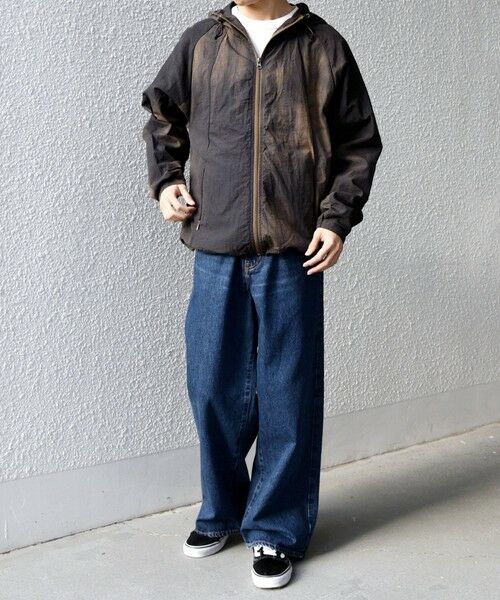 SHIPS / シップス ナイロンジャケット | SHIPS any:〈洗濯機可能〉タイダイ ナイロン アーバン ジップ ライト パーカー◆ | 詳細6