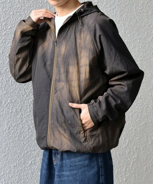 SHIPS / シップス ナイロンジャケット | SHIPS any:〈洗濯機可能〉タイダイ ナイロン アーバン ジップ ライト パーカー◆ | 詳細9