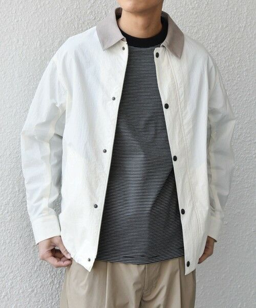 SHIPS / シップス ブルゾン | 【SHIPS any 別注】Bollington:〈洗濯機可能〉ショート ライト ハンティングジャケット◆（ストーン）