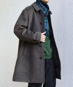 SHIPS / シップス ステンカラーコート | SHIPS any: ウォーム メルトン ステンカラー コート◆