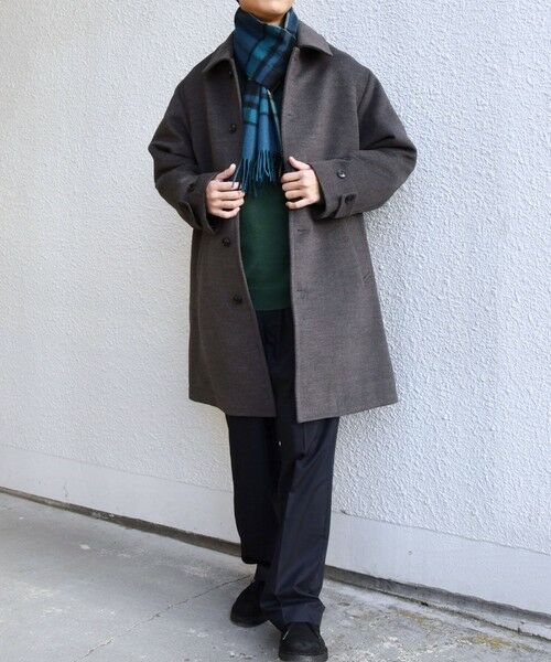 SHIPS / シップス ステンカラーコート | SHIPS any: ウォーム メルトン ステンカラー コート◆ | 詳細1