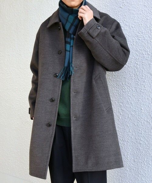 SHIPS / シップス ステンカラーコート | SHIPS any: ウォーム メルトン ステンカラー コート◆ | 詳細3