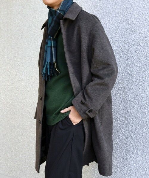 SHIPS / シップス ステンカラーコート | SHIPS any: ウォーム メルトン ステンカラー コート◆ | 詳細4