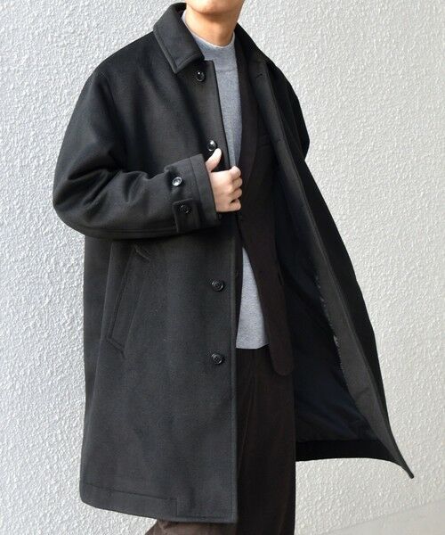 SHIPS / シップス ステンカラーコート | SHIPS any: ウォーム メルトン ステンカラー コート◆ | 詳細12