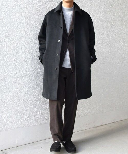 SHIPS / シップス ステンカラーコート | SHIPS any: ウォーム メルトン ステンカラー コート◆ | 詳細8