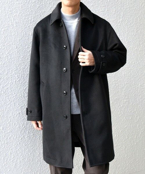 SHIPS / シップス ステンカラーコート | SHIPS any: ウォーム メルトン ステンカラー コート◆ | 詳細10