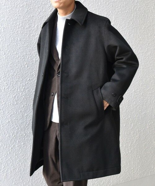SHIPS / シップス ステンカラーコート | SHIPS any: ウォーム メルトン ステンカラー コート◆ | 詳細11