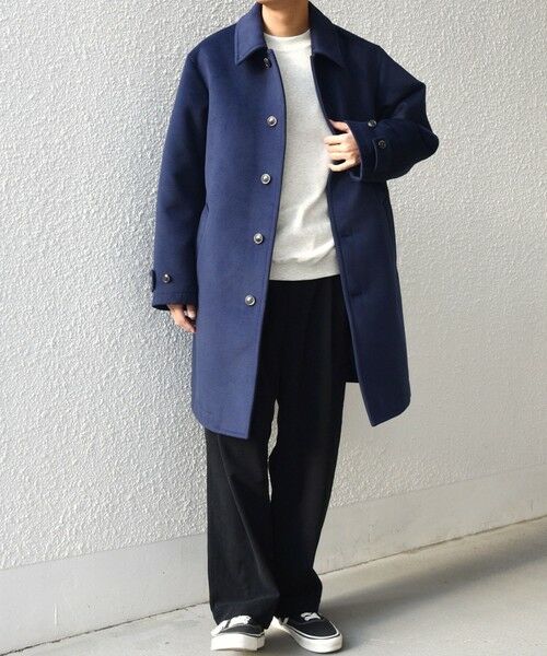 SHIPS / シップス ステンカラーコート | SHIPS any: ウォーム メルトン ステンカラー コート◆ | 詳細15