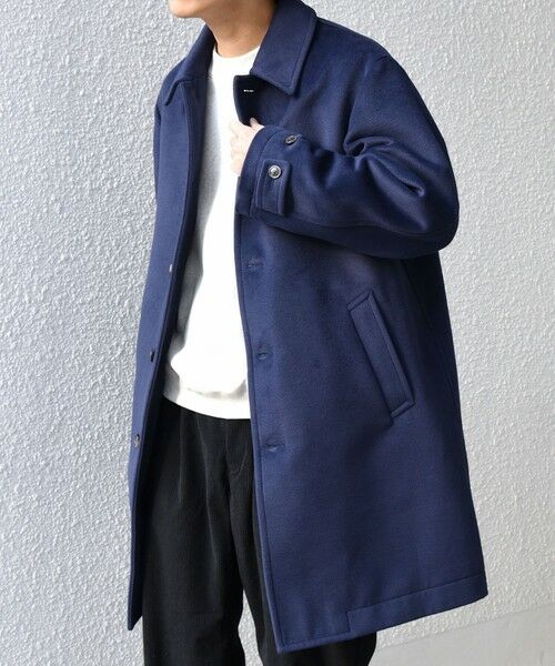 SHIPS / シップス ステンカラーコート | SHIPS any: ウォーム メルトン ステンカラー コート◆ | 詳細18
