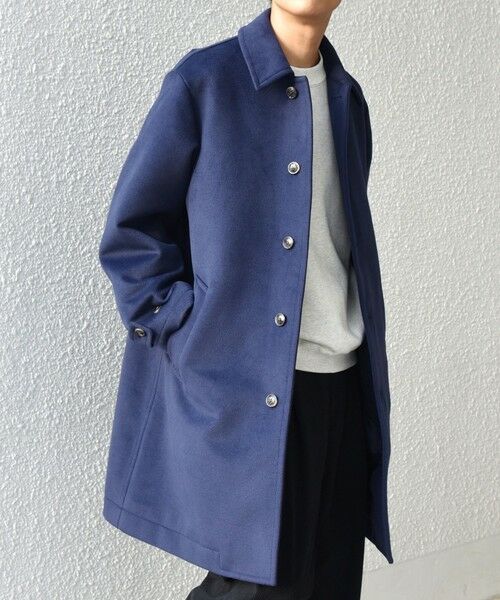 SHIPS / シップス ステンカラーコート | SHIPS any: ウォーム メルトン ステンカラー コート◆ | 詳細19