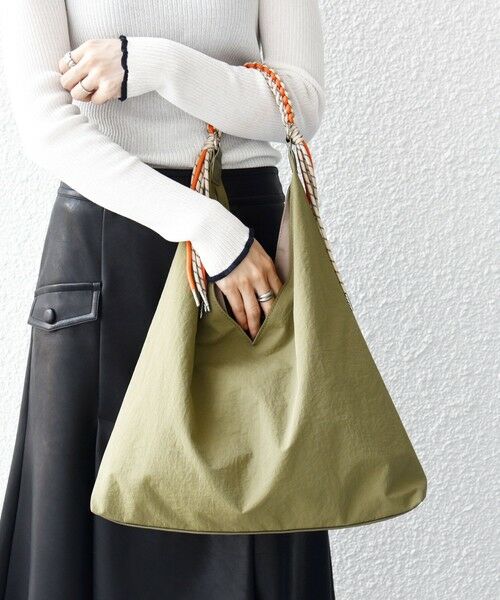 SHIPS / シップス トートバッグ | 《一部追加予約》SHIPS any: A4 Vカット コードハンドル トート バッグ | 詳細11