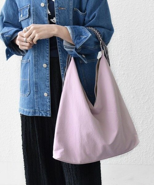 SHIPS / シップス トートバッグ | 《予約》SHIPS any: A4 Vカット コードハンドル トート バッグ | 詳細7