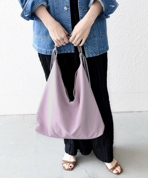 SHIPS / シップス トートバッグ | 《予約》SHIPS any: A4 Vカット コードハンドル トート バッグ | 詳細8