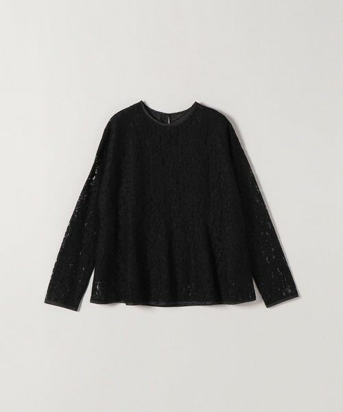 SHIPS / シップス シャツ・ブラウス | 《予約》SHIPS any:〈手洗い可能〉フラワー レース クルーネック ペプラム ブラウス | 詳細15