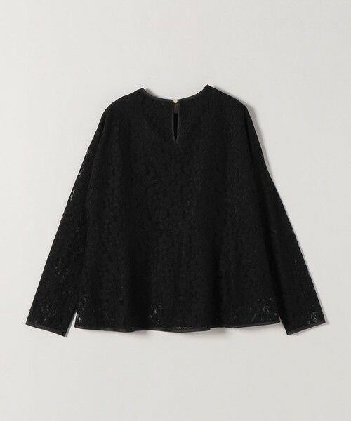 SHIPS / シップス シャツ・ブラウス | 《予約》SHIPS any:〈手洗い可能〉フラワー レース クルーネック ペプラム ブラウス | 詳細18