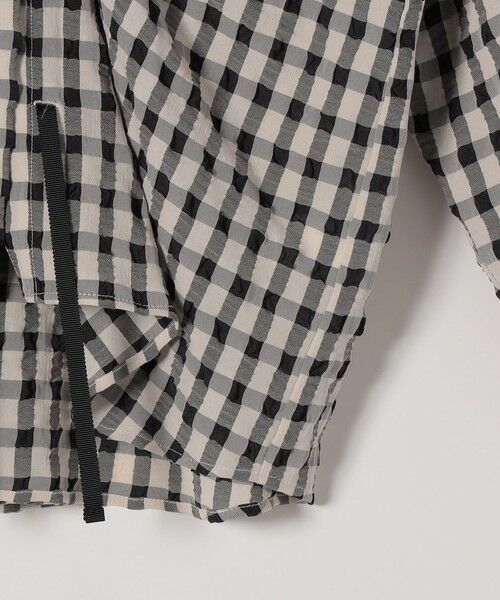 SHIPS / シップス シャツ・ブラウス | 《予約》SHIPS any:〈洗濯機可能〉ギンガムチェック サッカー ドロスト シャツ ブラウス | 詳細10