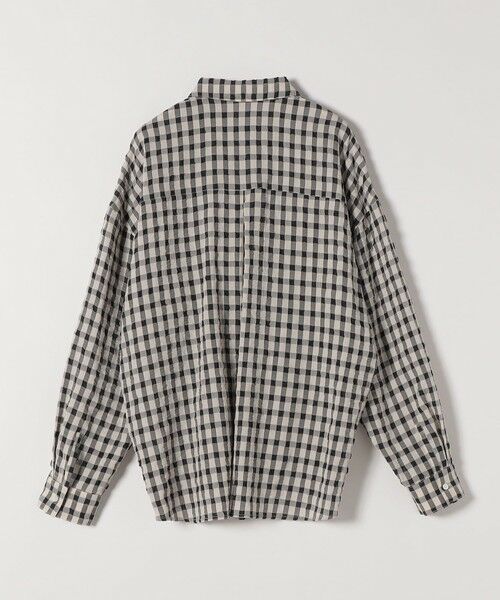 SHIPS / シップス シャツ・ブラウス | 《予約》SHIPS any:〈洗濯機可能〉ギンガムチェック サッカー ドロスト シャツ ブラウス | 詳細11