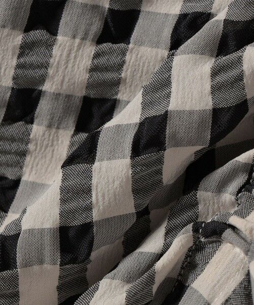 SHIPS / シップス シャツ・ブラウス | 《予約》SHIPS any:〈洗濯機可能〉ギンガムチェック サッカー ドロスト シャツ ブラウス | 詳細13